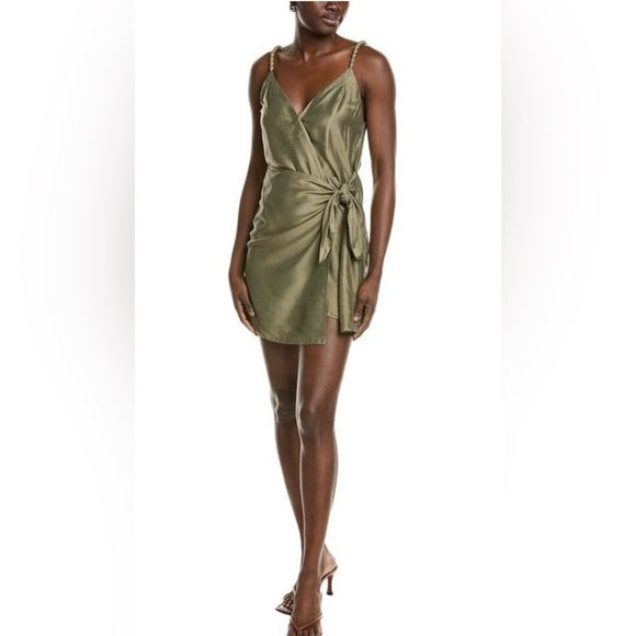 - ViX Paula Hermanny Gisa wrap dress- size 4 - Picture 2 of 12